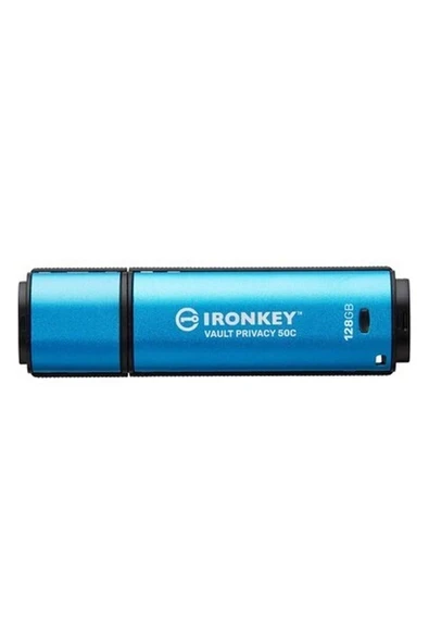 Kingston Ironkey 128GB Usb-C Vault Privacy 50C Aes Taşınabilir Bellek IKVP50C/128GB ürün görseli 1
