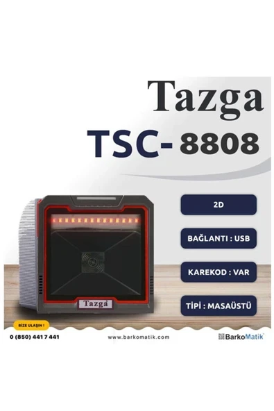 Tsc 8808 Masa Tipi 2d Barkod Okuyucu ürün görseli 1