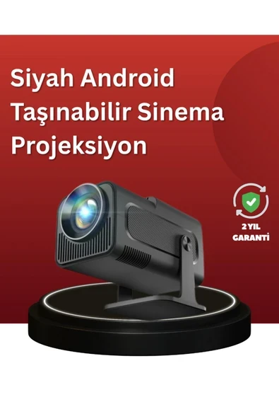 Uzun Ömürlü Lamba ve Dahili Hoparlörlü Ev Sinema Projektörü ürün görseli 1