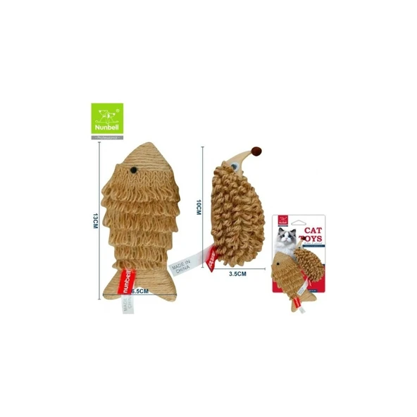 Nunbell Kedi Oyuncağı Peluş 2 li ürün görseli 1