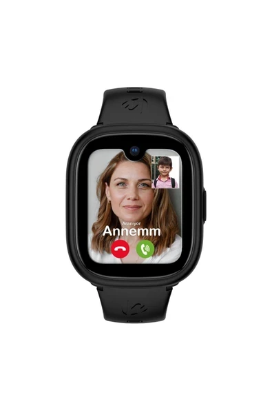 Watch 5 Plus Çocuk Akıllı Saat - Görüntülü Arama, Gps, Sos, Sağlık Takibi, Güvenli Alan Siyah ürün görseli 1