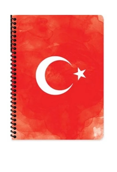 Keskin Bayrak Spiralli Defter 80 Yap.16x22 Kareli Karton Kap. ürün görseli 1