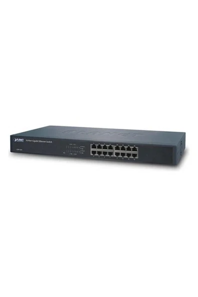 Planet PL-GSW-1601 16 Port 10/100/1000BASE-T Gigabit Ethernet Switch ürün görseli 1