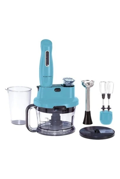 Vestel Retro Düş Mavisi Multi Blender Set ürün görseli 1