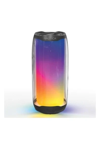 Nautica S200 LED Işıklı Taşınabilir Bluetooth Speaker Hoparlör Ses Bombası 1700MAH 10W Siyah ürün görseli 1