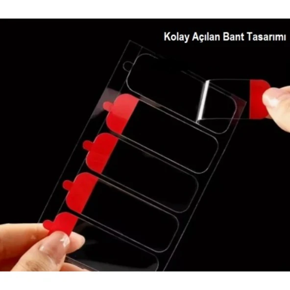 60 Parça Kolay Açılır Güçlü Çift Taraflı Bant 18mmx50mm ürün görseli 1