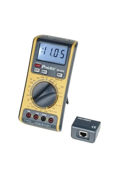 Pro's Kit MT-1610 3 In 1 Network Dijital Multimetre / Ölçü Aleti ürün görseli 1