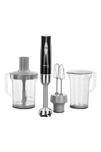 Siyah Vertex Mega Blender Seti Inox A445 - Güçlü ve Şık Mutfak Cihazı ürün görseli 1