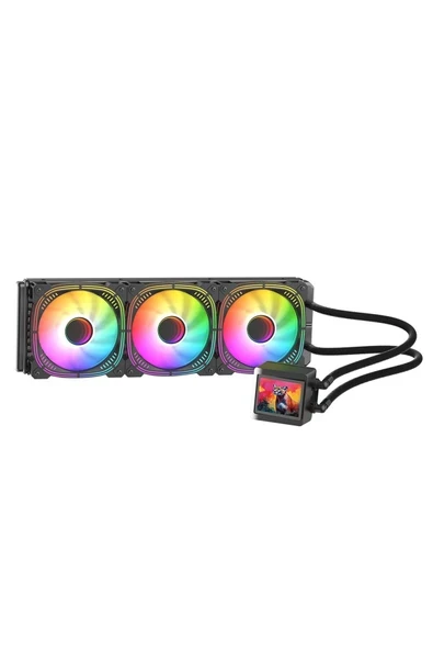 Skadi Elite LCD 360 ARGB 360mm Sıvı İşlemci Soğutucu AM5 ve LGA1700 Uyumlu ürün görseli 1