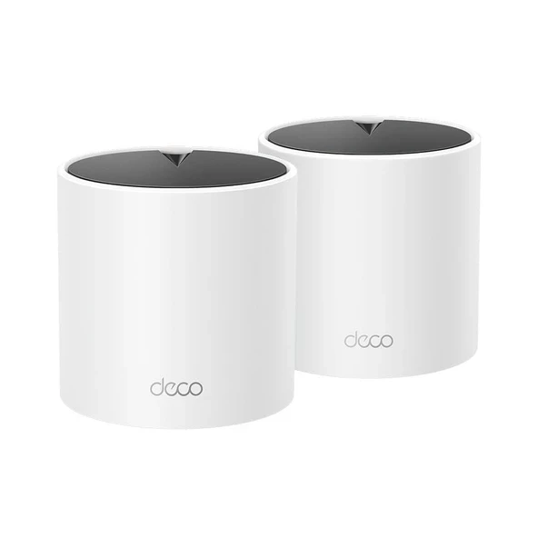 TP-Link Deco X15 Çift Bantlı AX1500 WiFi 6 Mesh Wi-Fi Sistemi | Yönlendiricilerin ve Genişleticilerin yerini alır | 3.900 metrekareye kadar alanı kaplar. | Birim başına 2 Gigabit Bağlantı Noktası, Su. ürün görseli 1