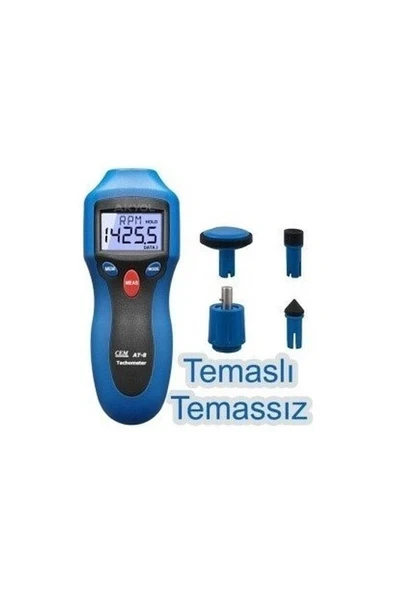 Cem At8 Temaslı Temassız Devir Ölçer Takometre ürün görseli 1