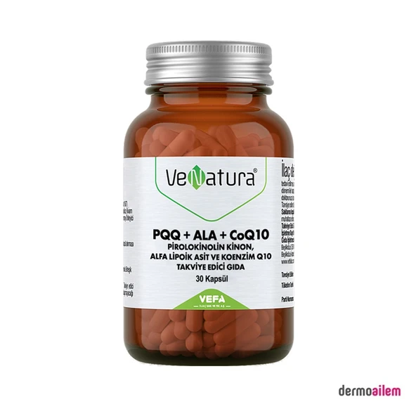 Venatura PQQ+Ala+CoQ10 30 Kapsül ürün görseli 1
