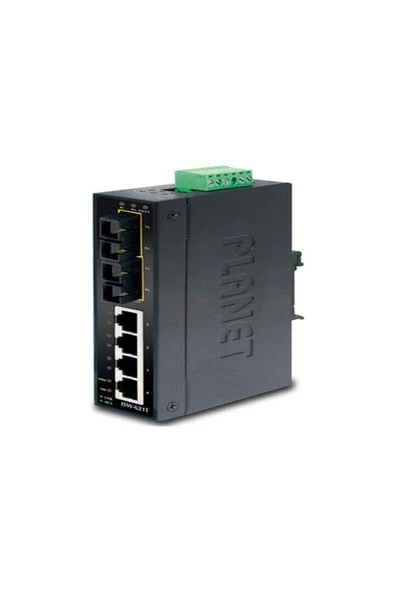 Pl-ısw-621t 4 Port 10/100/base-tx 2 Port Sfp Sc Endüstriyel Ethernet Switch uyumlu ürün görseli 1