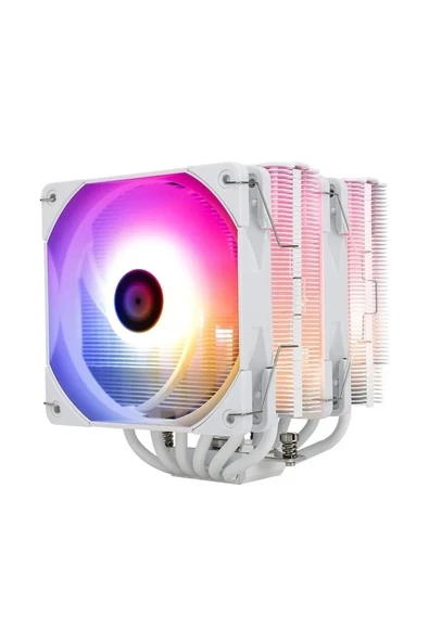 Peerless Assassin 120 White ARGB 120mm 6 x 6mm Isı Borulu Intel-AMD Uyumlu Soğutucu ürün görseli 1