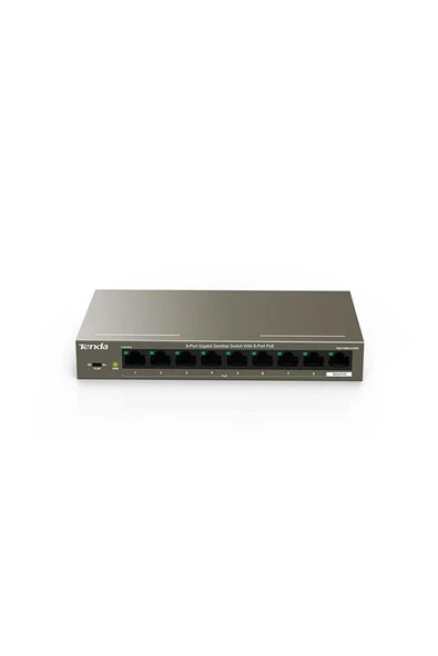 Tenda TEG1109P 9 Port 8 Port Poe+ 10-100-1000 Switch + 1 Port Uplink ürün görseli 1