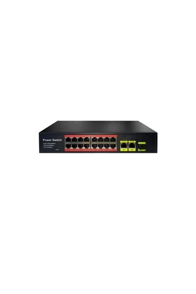 Tp-g1621sfp-poe300w 16 Port Gıgabıt 2xgb Rj45 1xsfp Uplınk Poe Rackmount Swıtch (realtek Chıps ürün görseli 1