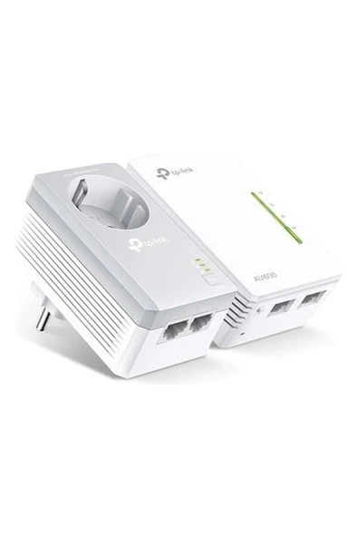 TL-WPA4226KIT, AV600 300 Mbps Kablosuz 2 Lan Portlu 300 Metre Mesafeli Priz Girişli Powerline ürün görseli 1