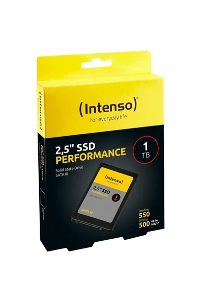 Intenso Performance 1TB 550MB-500MB Sata3 SSD ürün görseli 1