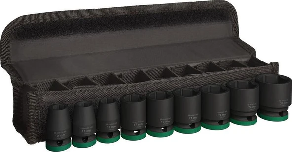 PRO Impact Lokma Seti 1/2 inç Standat 10-27mm 9 Ad ürün görseli 1