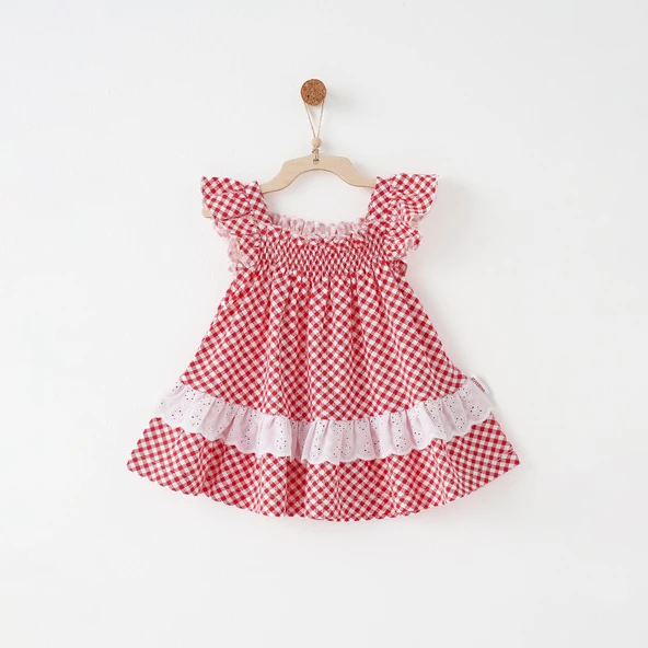 Kız Bebek Elbise Dress Cherry Chatty ANW-AC26689 ürün görseli 1