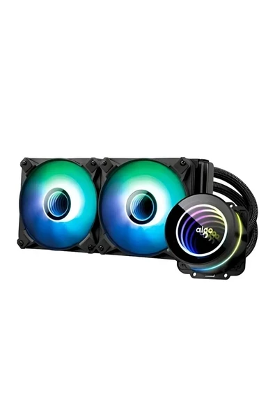 Aıgo Lıquıd DX240 V2.6 Fan Cpu Sıvı Soğutucu 240MM Argb Siyah 1700/AM5 ürün görseli 1
