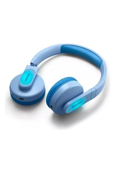 Philips TAK4206BL Kablosuz Kulak Üstü Çocuk Kulaklığı (Mikrofonlu) – Mavi ürün görseli 1