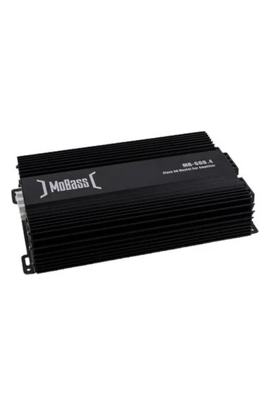 Mobass MB-600.4 2400 Watt 2X150W Rms Rms Power 4 Ohm 55WX4CH Rms Power 2 Ohm 90WX4CH Bass Kontrollü Oto Anfi ürün görseli 1