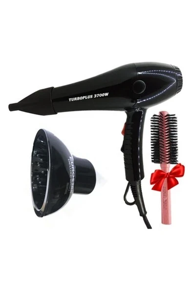 Turbo Plus 3700 W Prfesyonel Kuaför Tipi Fön Makinesi + Tarak ürün görseli 1