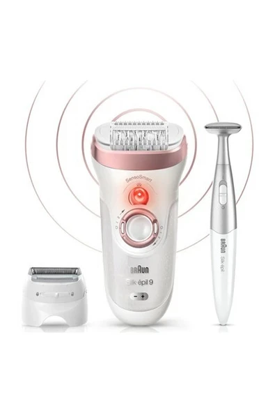 Braun Silk-épil 9 9890 SensoSmart Epilatör Rose Gold - 7 Ek Parçalı Islak Ve Kuru Kablosuz Epilatör / Epilasyon ürün görseli 1