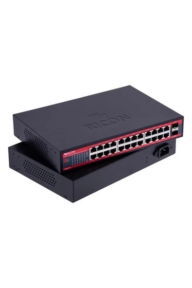 Ricon RSB242GE-U 24-Port Gigabit Unmanaged Switch ürün görseli 1