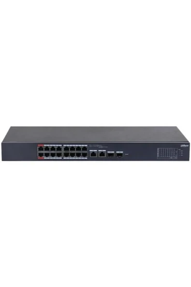 16Port CS4218-16ET-190 10/100 2-SFP 190W Cloud PoE Switch ürün görseli 1