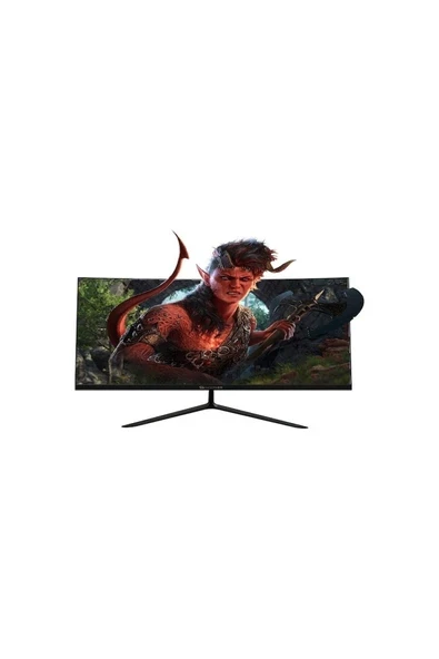 Silverled SL-Q24 24" 4Ms 75Hz HDMI+VGA Curved Frameless Gaming Monitör ürün görseli 1