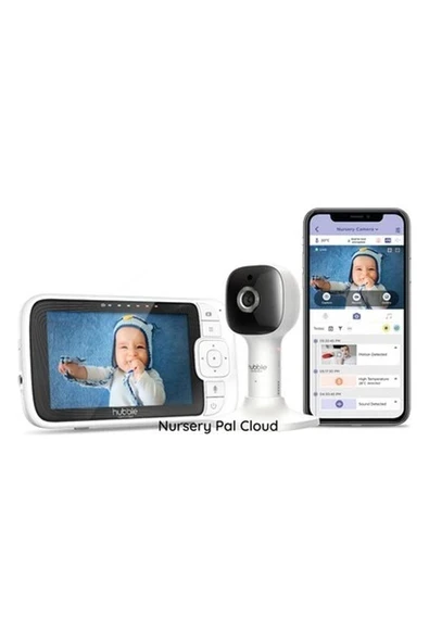 Hubble Nursery Pal Cloud 5" Hd Wi-Fi Dijital Bebek Kamerası + Gece Lambası&eclipse+ akıllı Wi-Fi Telsiz, ürün görseli 1