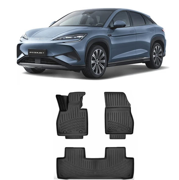 BYD SEALION 7 2025- BTM 3D Havuzlu Paspas ürün görseli 1