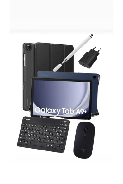Galaxy Tab A9 Plus 6gb 128gb Tablet Kalem Kılıf Başlık cam Klavye Mouse ( Türkiye Garatili) ürün görseli 1