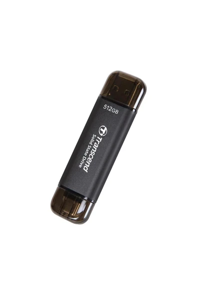 TS512GESD310C 512GB USB/Type-C Taşınabilir Harici SSD Siyah ürün görseli 1