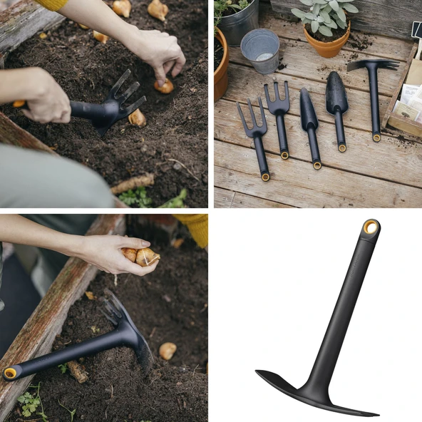 FISKARS Solid Bahçıvan Çapası 137040 1001601 Çelik El Çapası - Resim 5