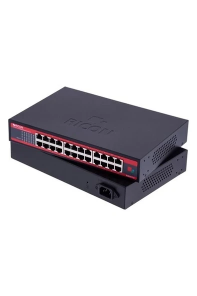 Ricon RSB24FE-U 24-Port Unmanaged Switch ürün görseli 1