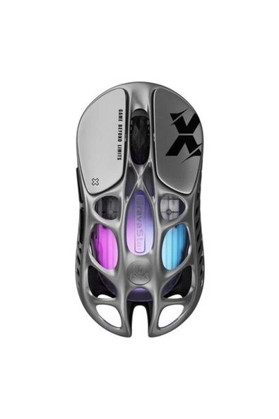 Gravastar Mercury x Rgb 32K Dpı Optik Gaming Mouse, Kablosuz, Magnezyum Alaşımlı, Programlanabilir 5 Tuşlu, Uzay Gri ürün görseli 1