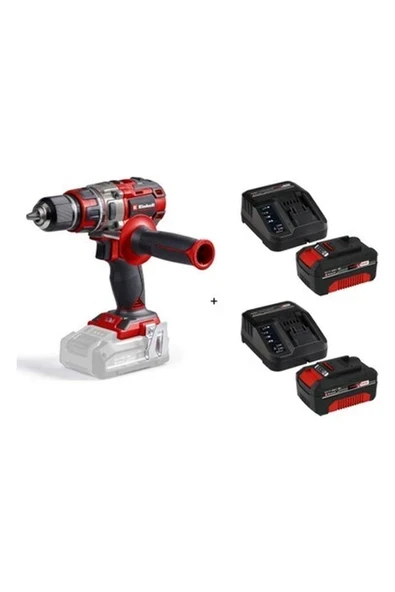 Einhell Tp-Cd 18/80 Li Bl Solo Darbesiz Matkap Vidalama + 2 x 4 Ah Starter Kit Akü ürün görseli 1