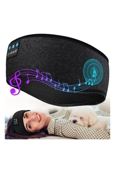 Lc-Dolida Uyku Maskesi - Kablosuz Kulaklıklar - Bluetooth 5.2 - Siyah ürün görseli 1