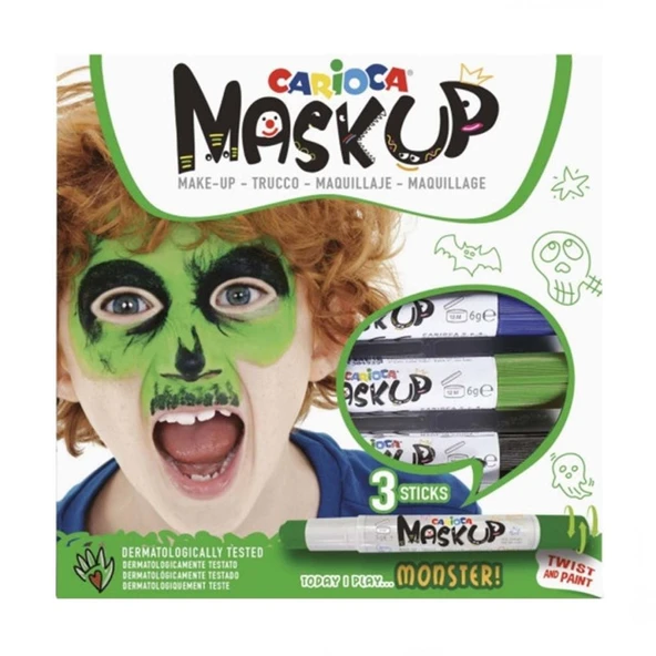 Mask Up Yüz Boyası 3 Renk - Resim 3