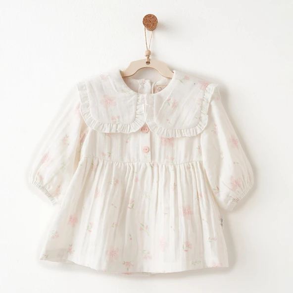Kız Bebek Elbise Dress Muslin ANW-AC26622 ürün görseli 1