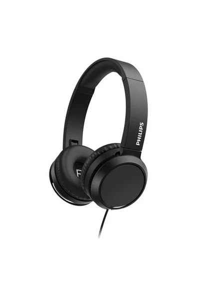 Philips TAH4105 Kablolu Kulak Üstü Kulaklık - 32mm Sürücülü - Güçlü Bas Özellikli -Siyah ürün görseli 1