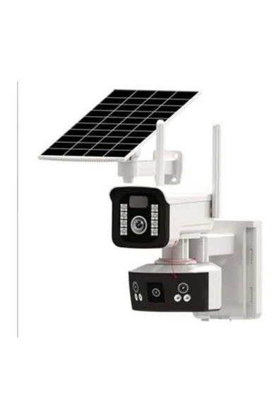 6mp Çift Kameralı 4g Solar Kamera Yeni Kasa ürün görseli 1