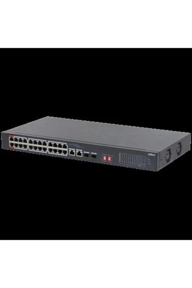 S3226-24et-240 24 Port 24xfe-2xge-2x1ge/sfp 240w Poe Switch ürün görseli 1