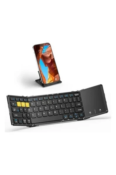 Artciety Katlanabilir Bluetooth Klavye Siyah ürün görseli 1