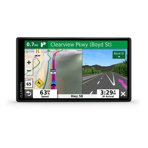 Garmin DriveSmart 55 & Traffic: GPS Navigator with a 5.5" Display, Hands-Free Calling, Trafik uyarıları ve zengin Yol Gezileri için Bilgi Dahil ürün görseli 1