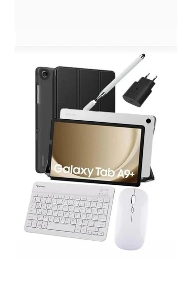 Galaxy Tab A9 Plus 6gb 128gb SİLVER Tablet Kalem Kılıf Başlık cam Klavye Mouse ( Türkiye Garatili) ürün görseli 1