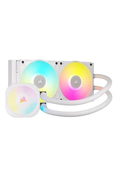 240MM TITAN 240RX LCD CW-9061020-WW AM5-1851P RGB SIVI SOĞUTMALI İŞLEMCİ FANI BEYAZ ürün görseli 1